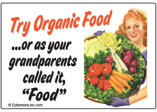 try organic food